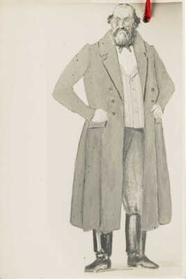 Уткин Алексей Александрович. Лот из 16 фотографий эскизов костюмов к фильму «Композитор Глинка»